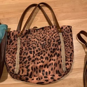 Leopard purse
